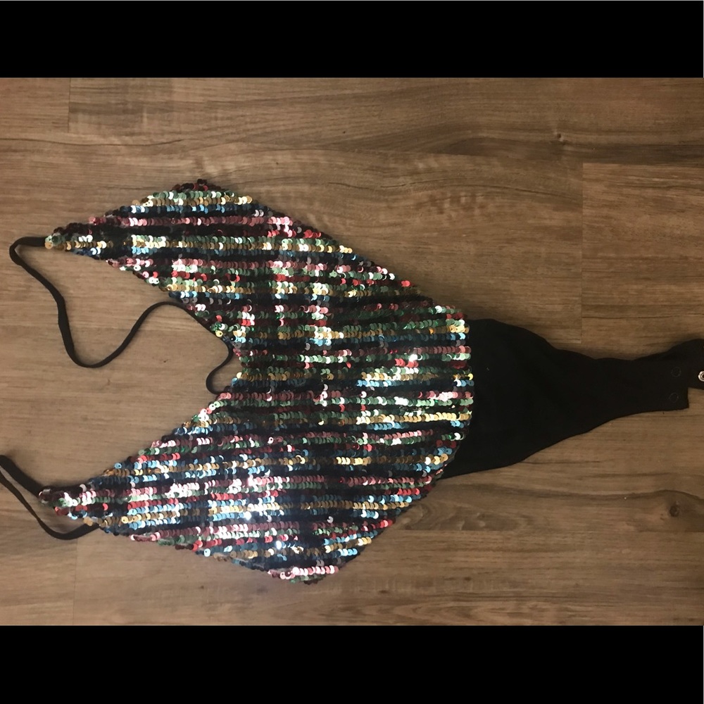 Forever 21 sequined body suit